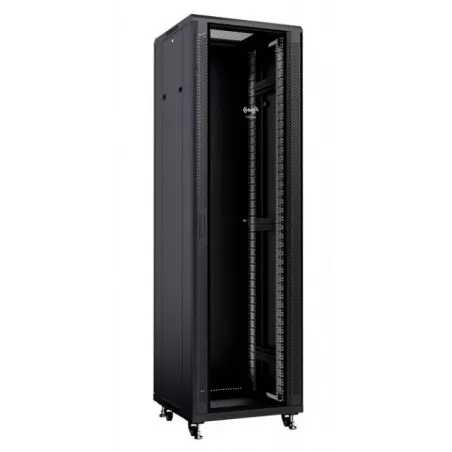Купить шкаф напольный 19", 42U Cabcoil CC-FL-42.6.6-G-BK в Москве, смотреть цены  в интернет-магазине goldbyte.ru