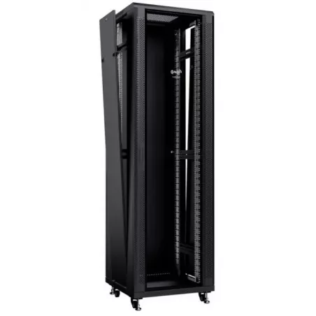 Купить шкаф напольный 19", 42U Cabcoil CC-FL-42.6.6-G-BK в Москве, смотреть цены  в интернет-магазине goldbyte.ru