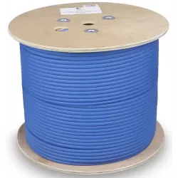 Купить кабель витая пара S/FTP 8 кат. 4 пары Cabeus SSTP-4P-Cat.8-SOLID-IN-LSZH-BL в Москве, смотреть цены  в интернет-магазине 
