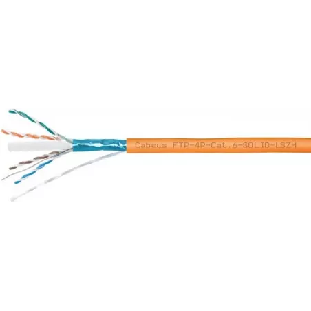 Купить кабель витая пара F/UTP 6 кат. 4 пары Cabeus FTP-4P-Cat.6-SOLID-LSZH в Москве, смотреть цены  в интернет-магазине goldbyt