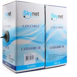 Купить кабель витая пара U/UTP 5e кат. 4 пары SkyNet CSP-UTP-4-CU-OUT в Москве, смотреть цены  в интернет-магазине goldbyte.ru
