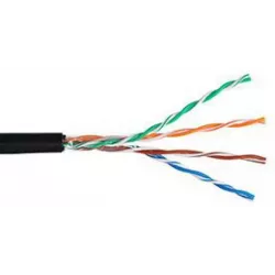 Купить кабель витая пара U/UTP 5e кат. 4 пары Netlan EC-UU004-5E-PE-BK в Москве, смотреть цены  в интернет-магазине goldbyte.ru