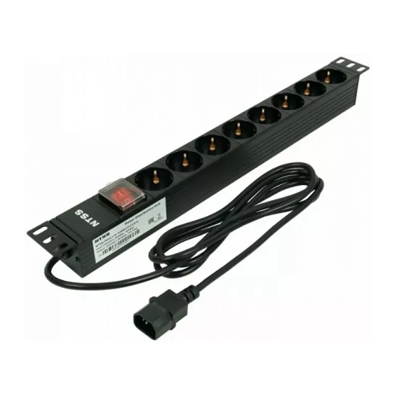 Купить блок розеток 19", 8 розеток NTSS NTSS-PDU-DA1017 в Москве, смотреть цены  в интернет-магазине goldbyte.ru