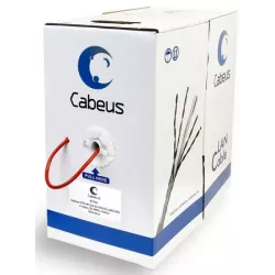Купить кабель витая пара U/UTP 5e кат. 4 пары Cabeus UTP-4P-Cat.5e-SOLID-LSZH-RD в Москве, смотреть цены  в интернет-магазине go