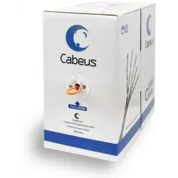 Купить кабель витая пара U/UTP 5e кат. 4 пары Cabeus UTP-4P-Cat.5e-SOLID-LSZH в Москве, смотреть цены  в интернет-магазине goldb