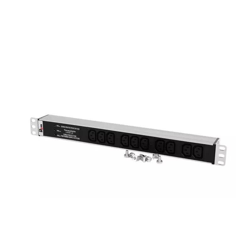 Купить блок розеток 19", 10 розеток ЦМО R-10-10C13-FI-440-Z в Москве, смотреть цены  в интернет-магазине goldbyte.ru