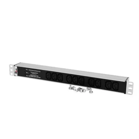 Купить блок розеток 19", 10 розеток ЦМО R-10-10C13-FI-440-Z в Москве, смотреть цены  в интернет-магазине goldbyte.ru