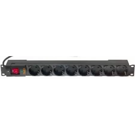 Купить блок розеток 19", 8 розеток TLK TLK-RSC08-MTF-01-BK в Москве, смотреть цены  в интернет-магазине goldbyte.ru