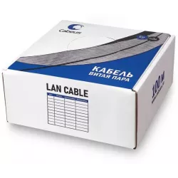 Купить кабель витая пара U/UTP 6 кат. 4 пары Cabeus UTP-4P-Cat.6-SOLID-GY-100 в Москве, смотреть цены  в интернет-магазине goldb