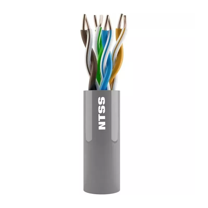 Купить кабель витая пара U/UTP 5e кат. 4 пары NTSS NTSS-IN-UTP4-5e-PVC-GY в Москве, смотреть цены  в интернет-магазине goldbyte.