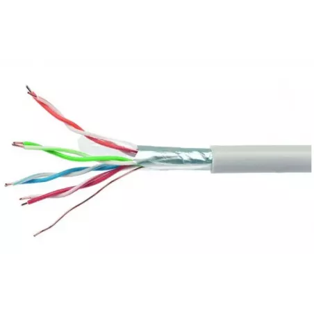 Купить кабель витая пара F/UTP 6 кат. 4 пары Cablexpert FPC-6057-4-CU/100 в Москве, смотреть цены  в интернет-магазине goldbyte.