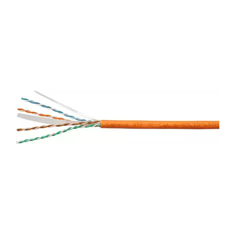 Купить кабель витая пара U/UTP 6 кат. 4 пары Cabeus UTP-4P-Cat.6-SOLID-LSZH-500 в Москве, смотреть цены  в интернет-магазине gol