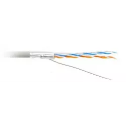 Купить кабель витая пара U/UTP 5e кат. 2 пары Hyperline UUTP2-C5-S24-IN-LSZH-GY-500 в Москве, смотреть цены  в интернет-магазине