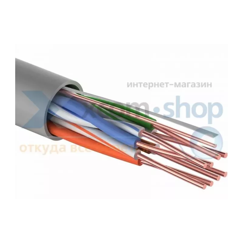 Купить кабель витая пара U/UTP 5e кат. 4 пары PROconnect 01-0048-3 в Москве, смотреть цены  в интернет-магазине goldbyte.ru