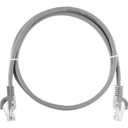 Купить кабель патч-корд U/UTP 5e кат. 5м NIKOMAX NMC-PC4UD55B-ES-050-C-GY в Москве, смотреть цены  в интернет-магазине goldbyte.
