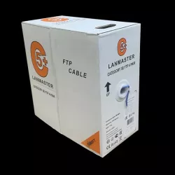 Купить кабель витая пара F/UTP 5e кат. 4 пары Lanmaster LAN-5EFTP-PT-LSZH-BL в Москве, смотреть цены  в интернет-магазине goldby