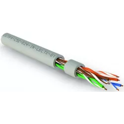 Купить кабель витая пара U/UTP 5e кат. 4 пары Hyperline UUTP4-C5E-S24-IN-LSLTX-GY-305 в Москве, смотреть цены  в интернет-магази