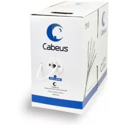 Купить кабель витая пара U/UTP 5e кат. 4 пары Cabeus UTP-4P-Cat.5e-SOLID-WH в Москве, смотреть цены  в интернет-магазине goldbyt