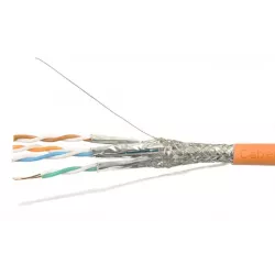 Купить кабель витая пара S/FTP 7 кат. 4 пары Cabeus SSTP-4P-Cat.7-SOLID-IN-LSZH в Москве, смотреть цены  в интернет-магазине gol