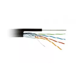 Купить кабель витая пара F/UTP 5e кат. 4 пары Cabeus FTP-4P-Cat.5e-SOLID-ST-OUT в Москве, смотреть цены  в интернет-магазине gol