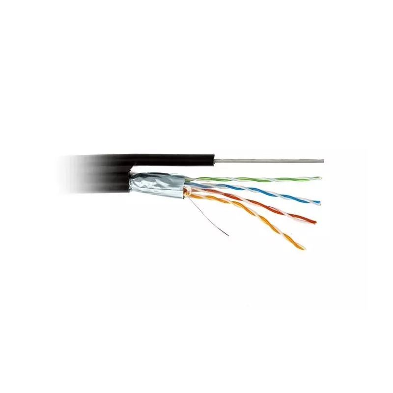 Купить кабель витая пара F/UTP 5e кат. 4 пары Cabeus FTP-4P-Cat.5e-SOLID-ST-OUT в Москве, смотреть цены  в интернет-магазине gol