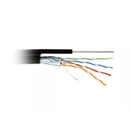 Купить кабель витая пара F/UTP 5e кат. 4 пары Cabeus FTP-4P-Cat.5e-SOLID-ST-OUT в Москве, смотреть цены  в интернет-магазине gol