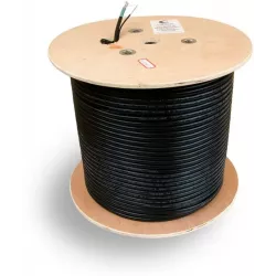 Купить кабель витая пара F/UTP 5e кат. 4 пары Cabeus FTP-4P-Cat.5e-SOLID-ST-OUT в Москве, смотреть цены  в интернет-магазине gol
