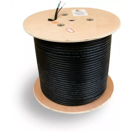 Купить кабель витая пара F/UTP 5e кат. 4 пары Cabeus FTP-4P-Cat.5e-SOLID-ST-OUT в Москве, смотреть цены  в интернет-магазине gol