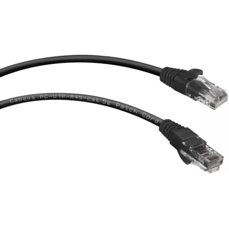 Купить кабель патч-корд U/UTP 5e кат. 0.3м Cabeus PC-UTP-RJ45-Cat.5e-0.3m-BK в Москве, смотреть цены  в интернет-магазине goldby