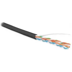 Купить кабель витая пара U/UTP 5e кат. 4 пары Hyperline UUTP4R-C5E-S24-OUT-LSZH-BK-500 в Москве, смотреть цены  в интернет-магаз