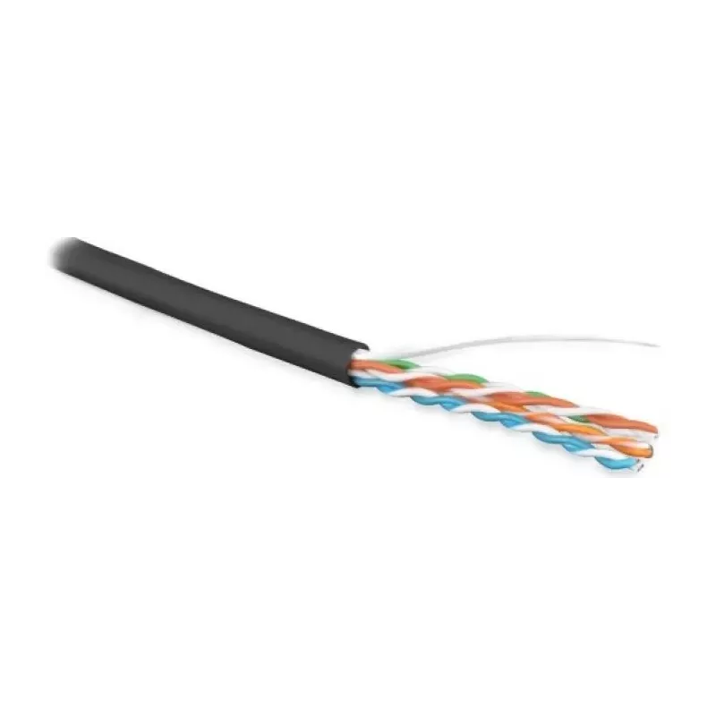 Купить кабель витая пара U/UTP 5e кат. 4 пары Hyperline UUTP4R-C5E-S24-OUT-LSZH-BK-500 в Москве, смотреть цены  в интернет-магаз