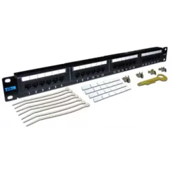 Купить патч-панель 19, 24xRJ45, UTP, Кат. 6 TWT TWT-PP24UTP/6 в Москве, смотреть цены  в интернет-магазине goldbyte.ru