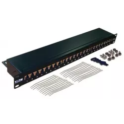 Купить патч-панель 19" 24xRJ45, FTP, Кат. 6 TWT TWT-PP24STP/6 в Москве, смотреть цены  в интернет-магазине goldbyte.ru