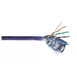 Купить кабель витая пара S/FTP 5e кат. 4 пары Lanmaster LAN-5EFTP-HFLT в Москве, смотреть цены  в интернет-магазине goldbyte.ru
