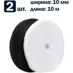 Купить рулон липучки Filum FL-CTR-10-10-BW-20 в Москве, смотреть цены  в интернет-магазине goldbyte.ru