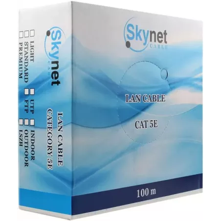 Купить кабель витая пара F/UTP 5e кат. 4 пары SkyNet CSP-FTP-4-CU/100 в Москве, смотреть цены  в интернет-магазине goldbyte.ru