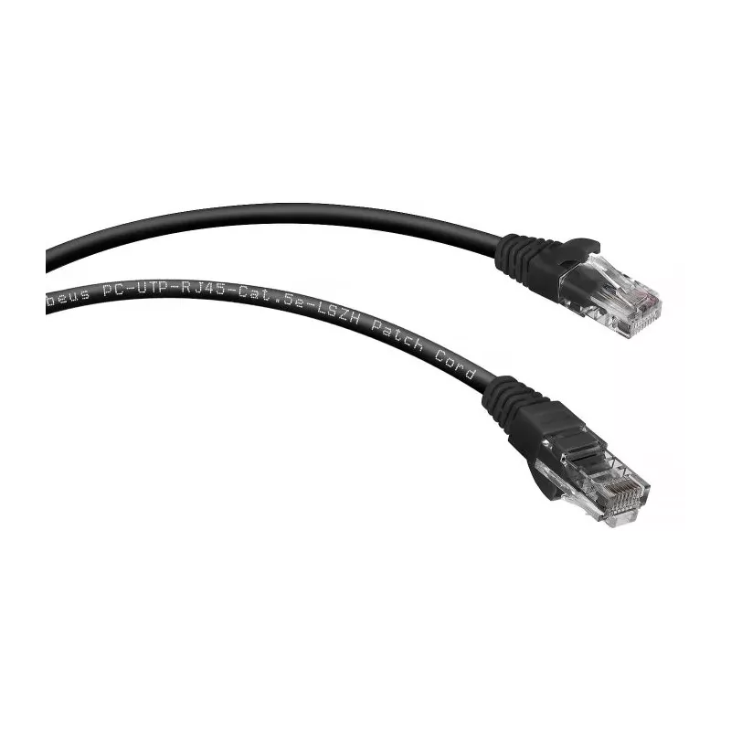 Купить кабель патч-корд U/UTP 5e кат. 1.5м Cabeus PC-UTP-RJ45-Cat.5e-1.5m-BK-LSZH в Москве, смотреть цены  в интернет-магазине g