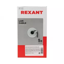 Купить кабель витая пара U/UTP 5e кат. 4 пары Rexant 01-0065 в Москве, смотреть цены  в интернет-магазине goldbyte.ru