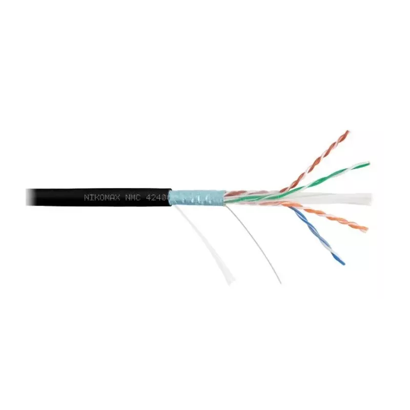 Купить кабель витая пара F/UTP 6 кат. 4 пары NIKOMAX NMC 4240C-BK в Москве, смотреть цены  в интернет-магазине goldbyte.ru