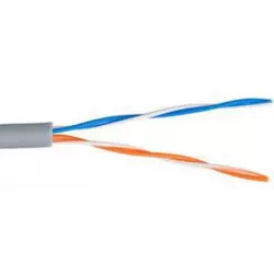 Купить кабель витая пара U/UTP 5e кат. 2 пары Netlan EC-UU002-5-PVC-GY в Москве, смотреть цены  в интернет-магазине goldbyte.ru