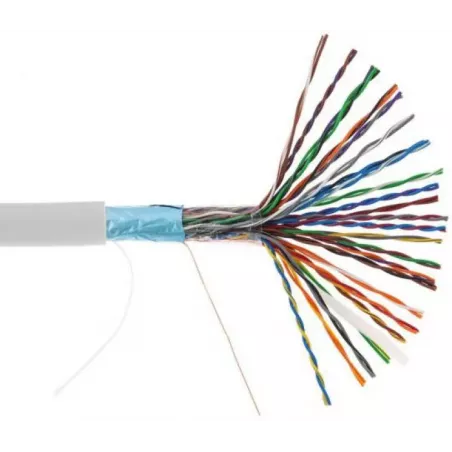 Купить кабель витая пара F/UTP 5e кат. 25 пар Netlan EC-UF025-5-PVC-GY-3 в Москве, смотреть цены  в интернет-магазине goldbyte.r