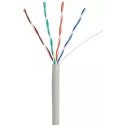 Купить кабель витая пара U/UTP 5e кат. 4 пары Netlan CCA-UU004-5E-PVC-GY в Москве, смотреть цены  в интернет-магазине goldbyte.r