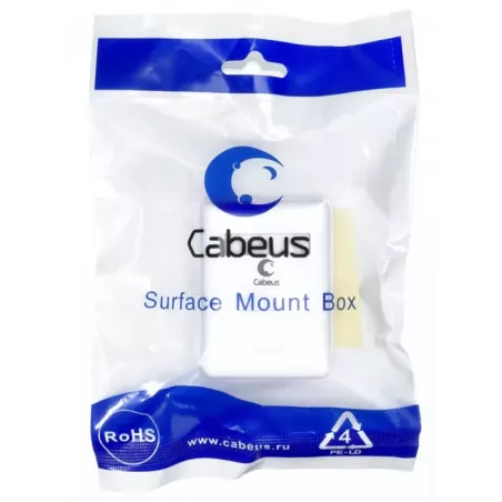 Купить розетка Cabeus WS-6P4C-TEL-2 в Москве, смотреть цены  в интернет-магазине goldbyte.ru