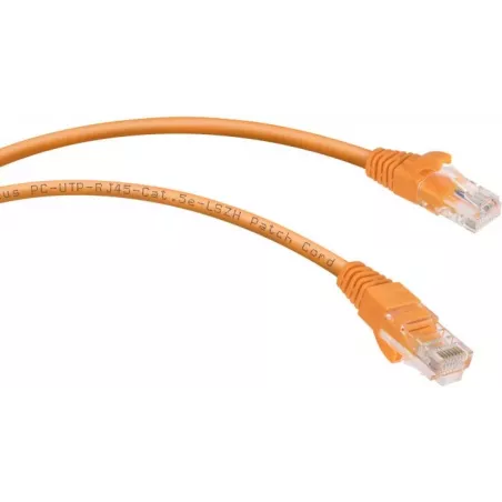 Купить кабель патч-корд U/UTP 5e кат. 1м Cabeus PC-UTP-RJ45-Cat.5e-1m-OR-LSZH в Москве, смотреть цены  в интернет-магазине goldb