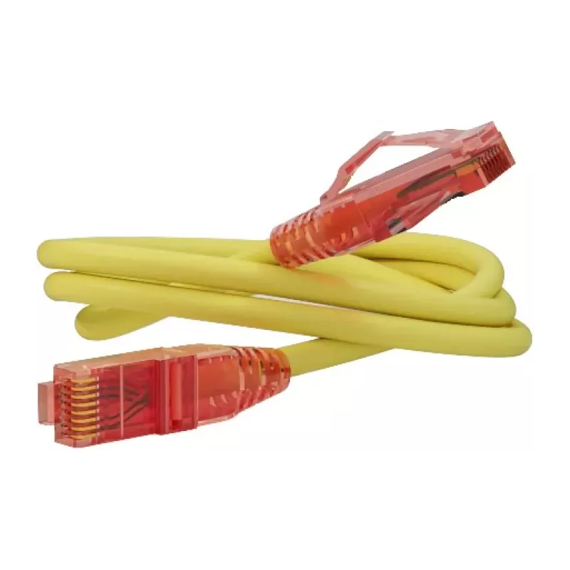 Купить кабель патч-корд U/UTP 5e кат. 1.5м Hyperline PC-LPM-UTP-RJ45-RJ45-C5e-1.5M-LSZH-YL в Москве, смотреть цены  в интернет-м