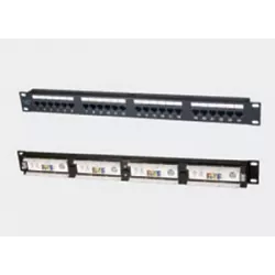Купить патч-панель 19", 24xRJ45, UTP, Кат. 5е Eurolan 27B-U5-24BL в Москве, смотреть цены  в интернет-магазине goldbyte.ru