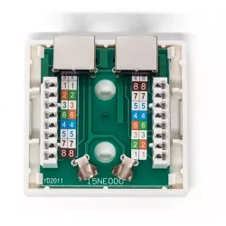 Купить компьютерная розетка настенная Filum FL-NA-SOCKET5E-4 в Москве, смотреть цены  в интернет-магазине goldbyte.ru