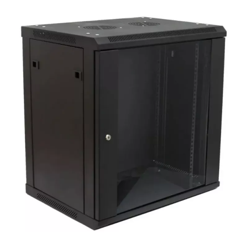 Купить шкаф настенный 19", 12U SNR SNR-TWC-12-SF-R-B в Москве, смотреть цены  в интернет-магазине goldbyte.ru
