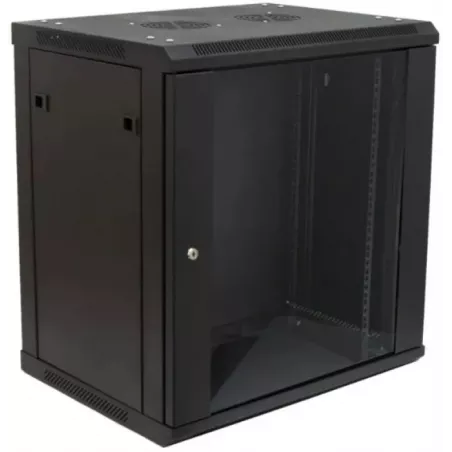 Купить шкаф настенный 19", 12U SNR SNR-TWC-12-SF-R-B в Москве, смотреть цены  в интернет-магазине goldbyte.ru