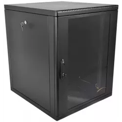 Купить шкаф настенный 19", 12U ЦМО ШРН-М-12.650-9005 в Москве, смотреть цены  в интернет-магазине goldbyte.ru